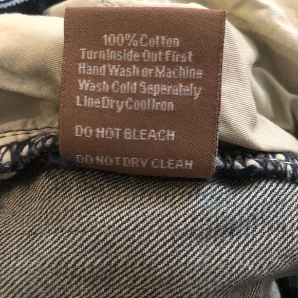 Crysp Denim distressed Blue Jeans size 30 - Picture 9 of 10